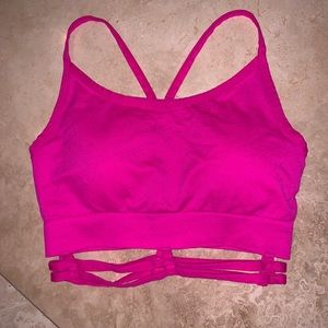 Hot Pink Sports Bra with Cutouts -Like New!💕